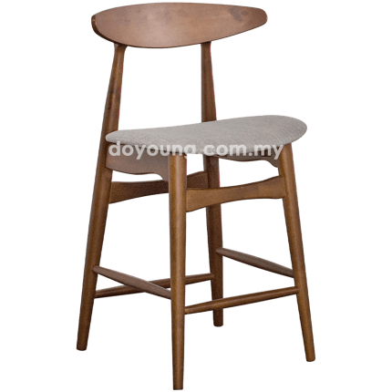 CH33 V (SH61cm Walnut/Fabric) Counter Chair (replica)*