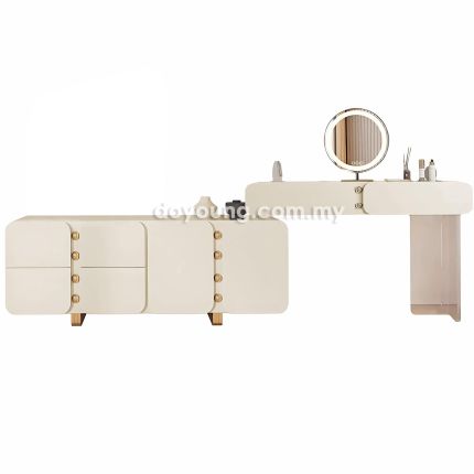CLAISE II (250/270cm) Dressing Table with Mirror