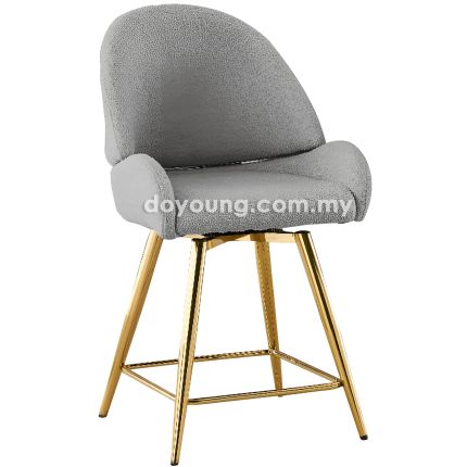 CALLASAN (Bouclé - Grey) Counter Chair