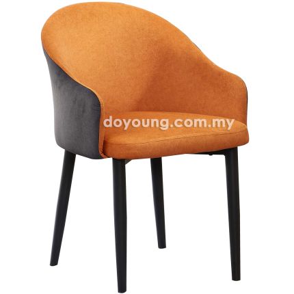 COLLEEN Upholstered (Microfibre, Orange) Armchair