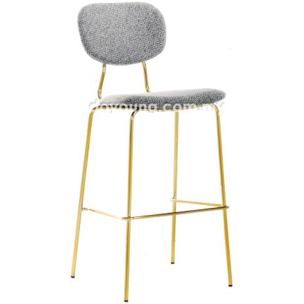 CORINE (SH75cm Gold) Bar Chair