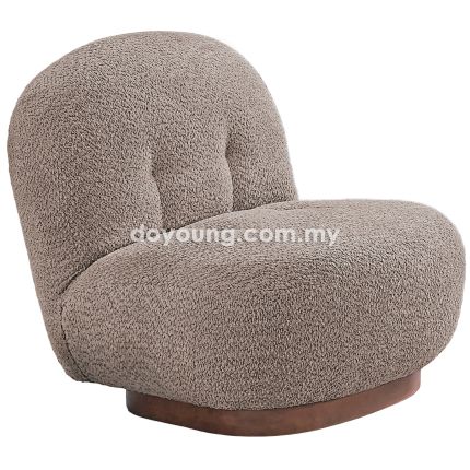 CORDELIA V (73cm Fleece, Brown) Easy Chair