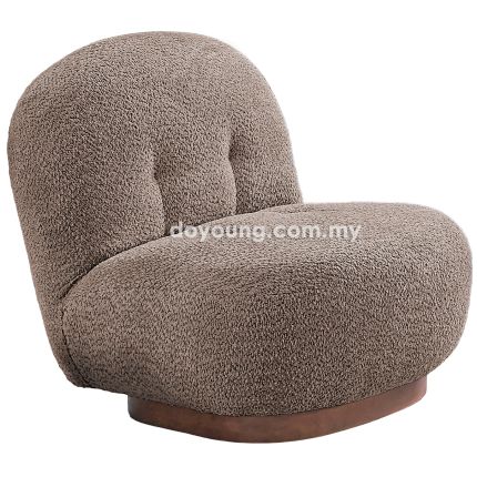 CORDELIA V (73cm Fleece, Brown) Easy Chair