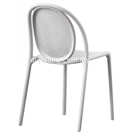 COYNE (Polypropylene - Grey) Stackable Side Chair