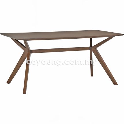 CROSS (160x90cm Walnut) Dining Table 