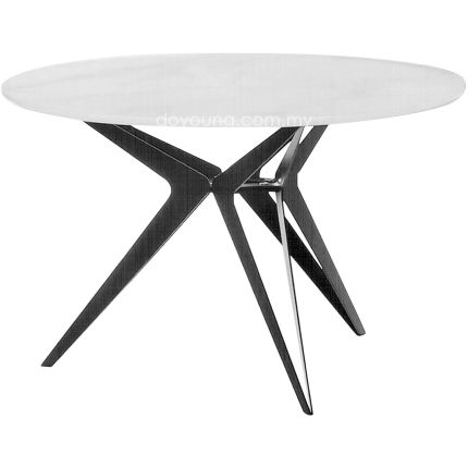 XENA (Ø70/Ø80cm Tempered Glass) Coffee Table