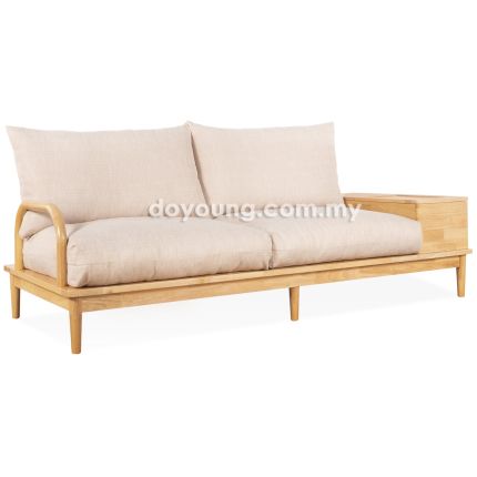 CULKIN (220cm Fabric) Sofa with Side Table