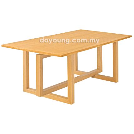 DALLAS+ (120x60cm Rubberwood - Natural Oak) Coffee Table (CUSTOM)