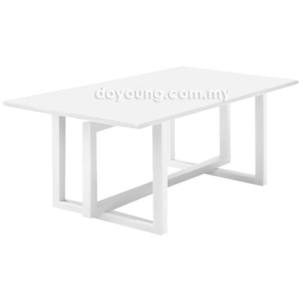 DALLAS+ (150x60cm Rubberwood - White) Coffee Table (CUSTOM)