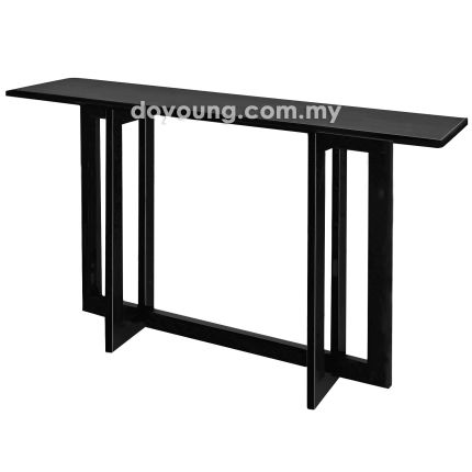 DALLAS+ (150x40cm Rubberwood- Black) Console Table (CUSTOM)