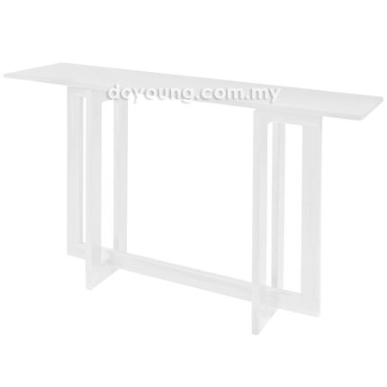 DALLAS+ (120x40cm Rubberwood- White) Console Table (CUSTOM)