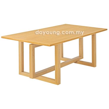 DALLAS+ (120x60cm Rubberwood - Yellow Oak) Coffee Table (CUSTOM)