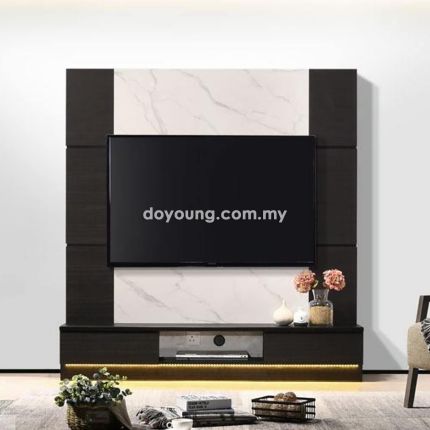DAMITA (180x44H195cm) Freestanding TV Cabinet Set
