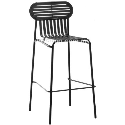 DANEA (SH65cm Metal) Stackable Patio Counter Chair