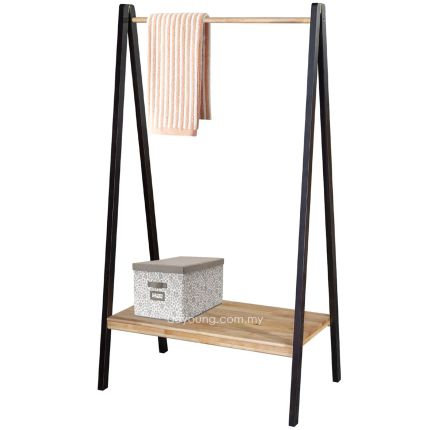 NOORA (H173cm Rubberwood) Cloth Hanger*