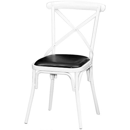 N°150 (White) Steel Side Chair (replica)