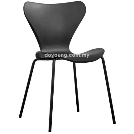MODEL 3107 (Black) Stackable Side Chair (replica)