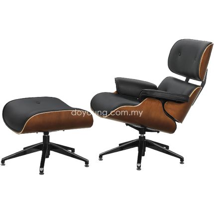 EAMES 360° Relaxer with Footstool (replica)