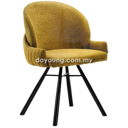 DIVISHA (Fabric - Yellow) Armchair