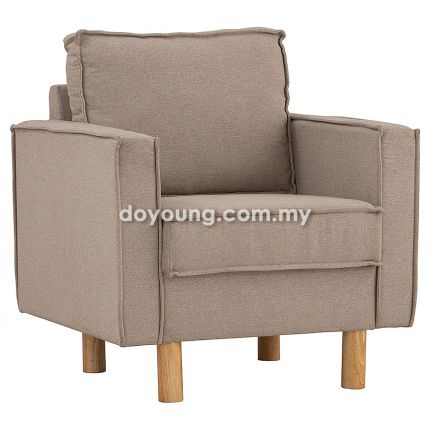 DOSEN (80cm Light Brown) Armchair*