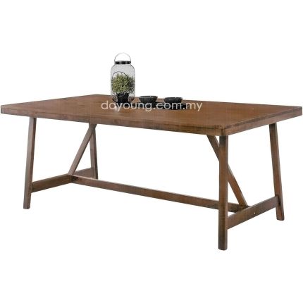 MIUCCIA (180x90cm Rubberwood) Dining Table