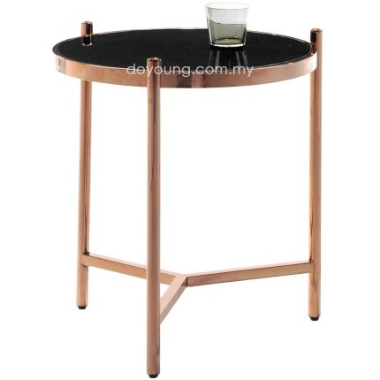 SCHATZI (Ø50H53cm Rose Gold) Side Table