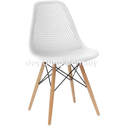 EMS DWS (Perforated -  White) Side Chair