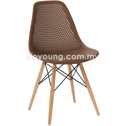 EMS DWS (Perforated -  Brown) Side Chair