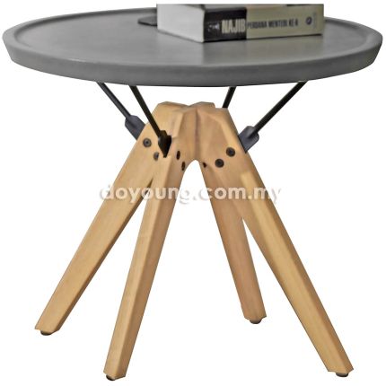 EAMES II (Ø57H50cm Concrete) Side Table