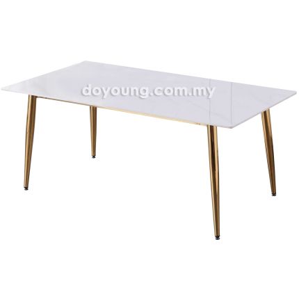 EBEN III (180x90cm Ceramic, Gold) Dining Table