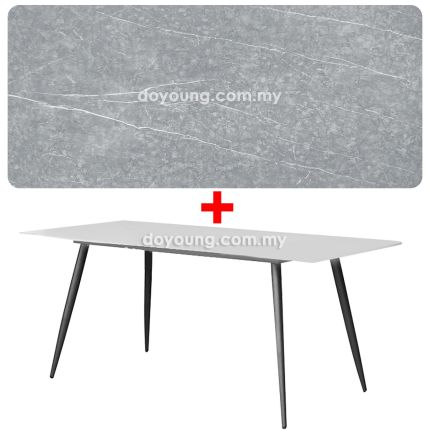 EBEN (180x90cm Sintered Stone - Grey) Dining Table