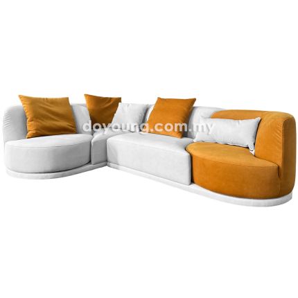 ECLAIRE (274x181cm) Corner Sofa with Rotatable Left/Right End Pieces (CUSTOM)