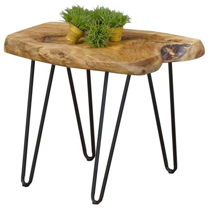 DEXTER (50H51cm Cedar Wood) Side Table (CLEARANCE x1)