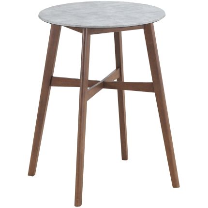 FARSON (Ø92cm Faux Concrete) Bar Table (CLEARANCE OFFER)