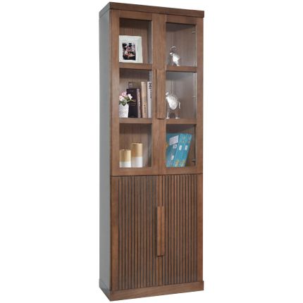 LUCINA (80H210cm) Bookcase with 4 Doors