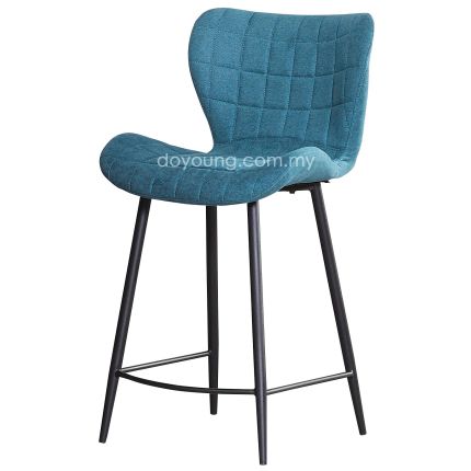 HAXTRE (SH60cm Fabric - Teal) Counter Chair
