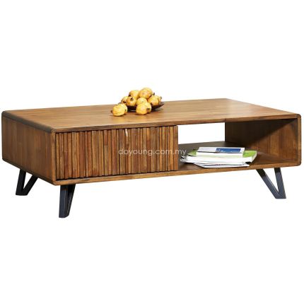 SVANHILD (120x70cm Acacia Wood) Coffee Table