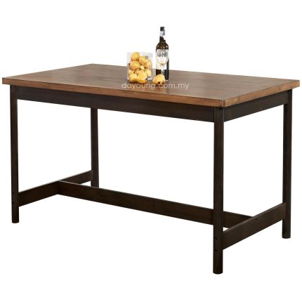 BRODRIC (150cm Rubberwood) Counter Table