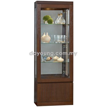 LUCINA (70H198cm) Display Cabinet with 1 Door + 1 Drawer