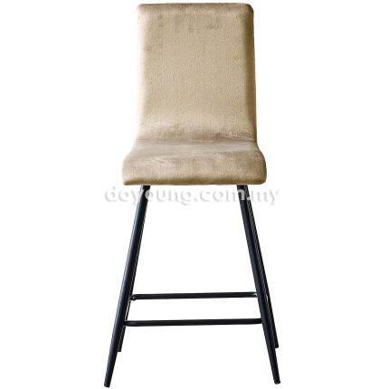 TORDIS IV (SH62cm Velvet) 360° Swivel Counter Chair 