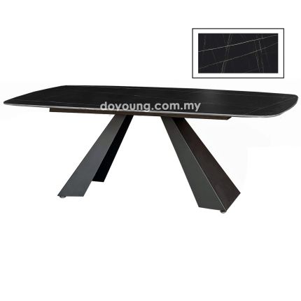 ELIOT (120x60cm Sintered Stone - Black) Coffee Table 