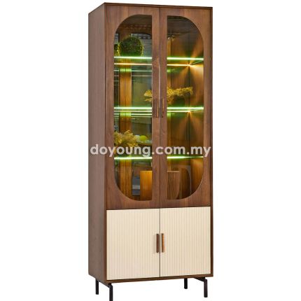 ERIKO (83H210cm) Display Cabinet with LED Light