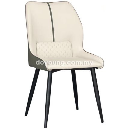 FERREA VII (Faux Leather, Grey) Side Chair