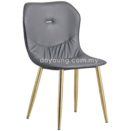 FERREA IV (Faux Leather, Gold) Side Chair