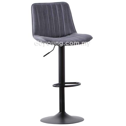 FIERA III (Leathaire - Dark Grey) Hydraulic Counter-Bar Chair 