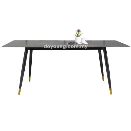 MONIKA II (180x90cm Sintered Stone - Black/Gold) Dining Table