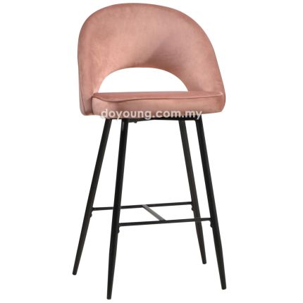LYNEA II (SH70cm Velvet) Bar Chair