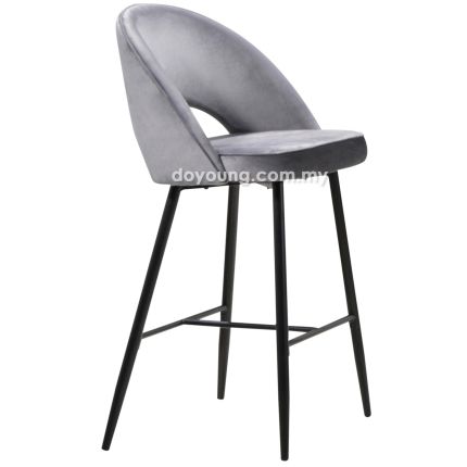 LYNEA II (SH70cm Grey) Bar Chair