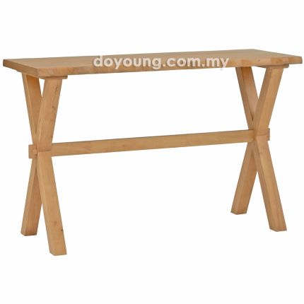 FLISAD (120x46cm Acacia Wood) Console Table