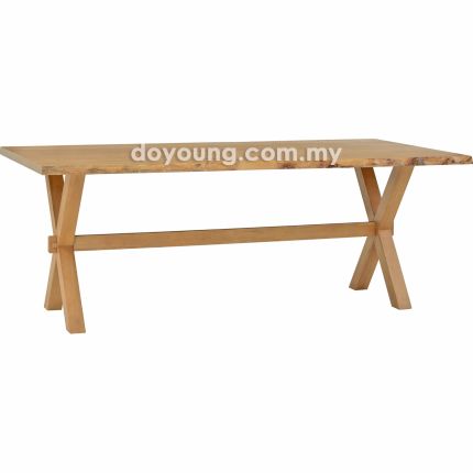 FLISAD (200x106cm Acacia Wood) Dining Table